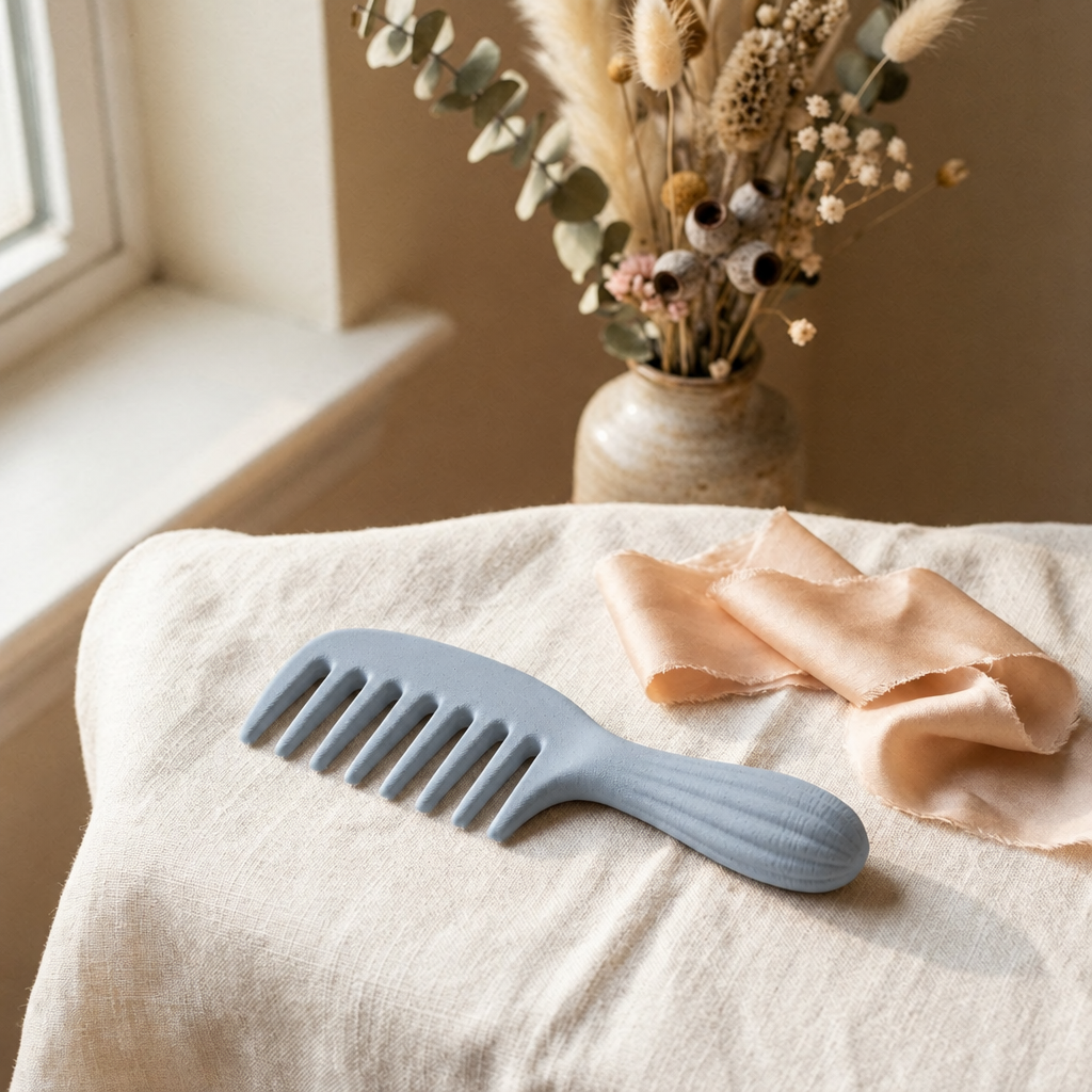Comb Over in Dusty blue
