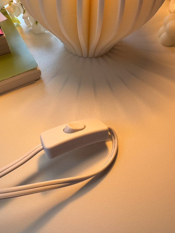 Fluted Table Lamp
