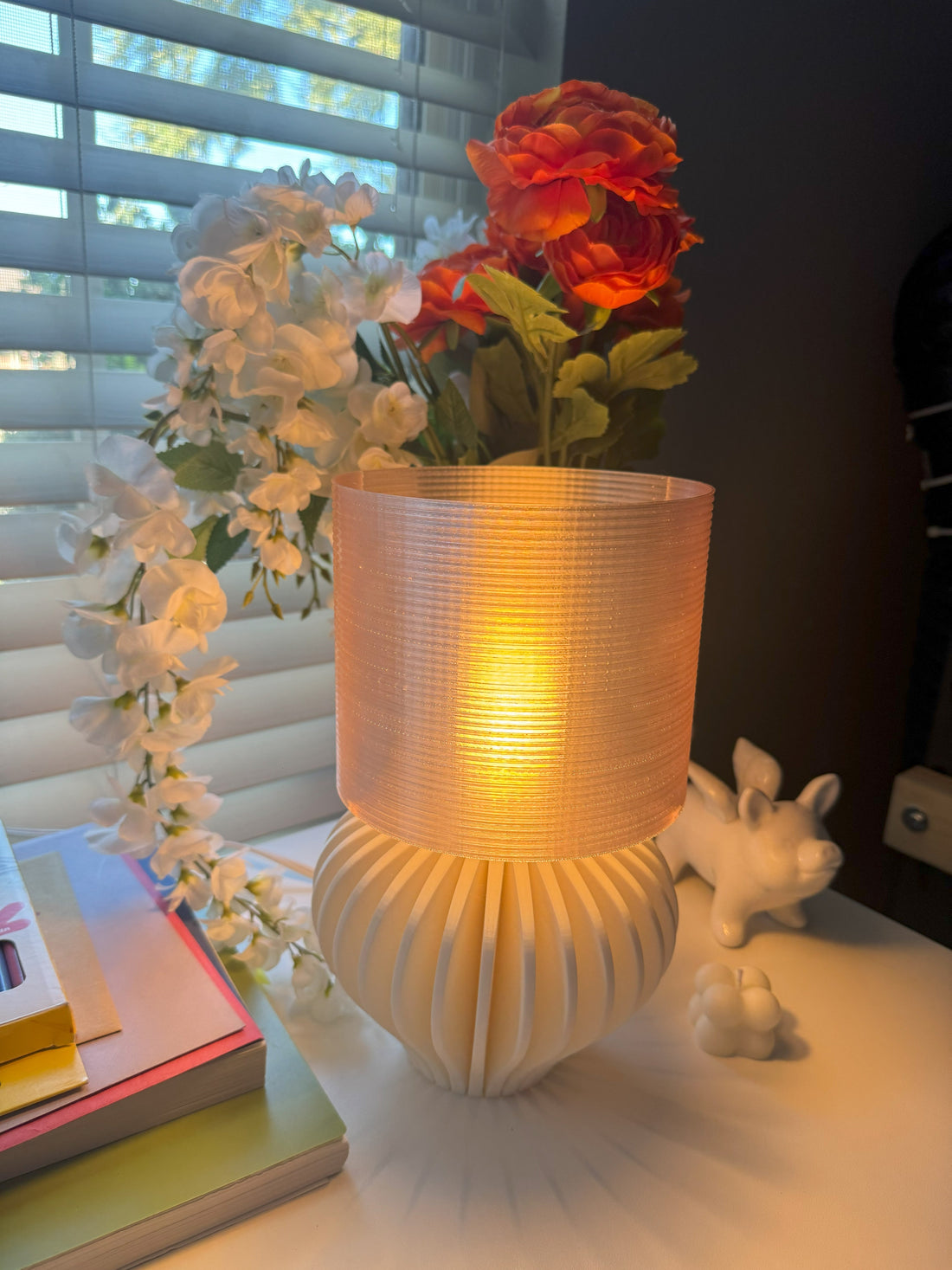 Fluted Table Lamp