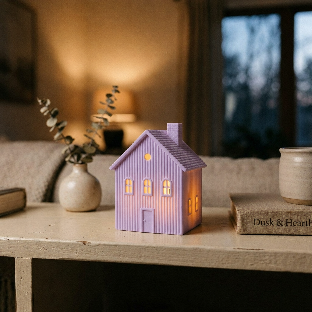 Night Light House in Lilac