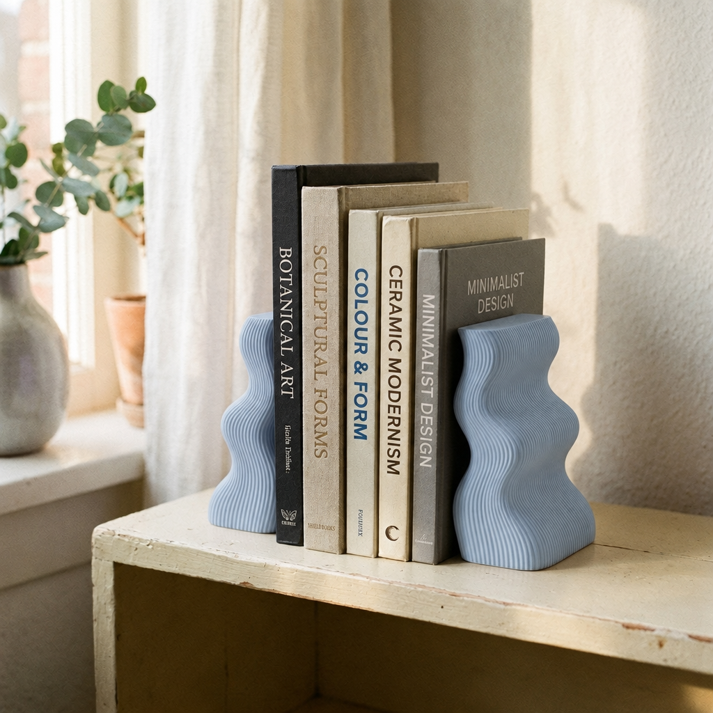 Shelf Esteem in Dusty blue
