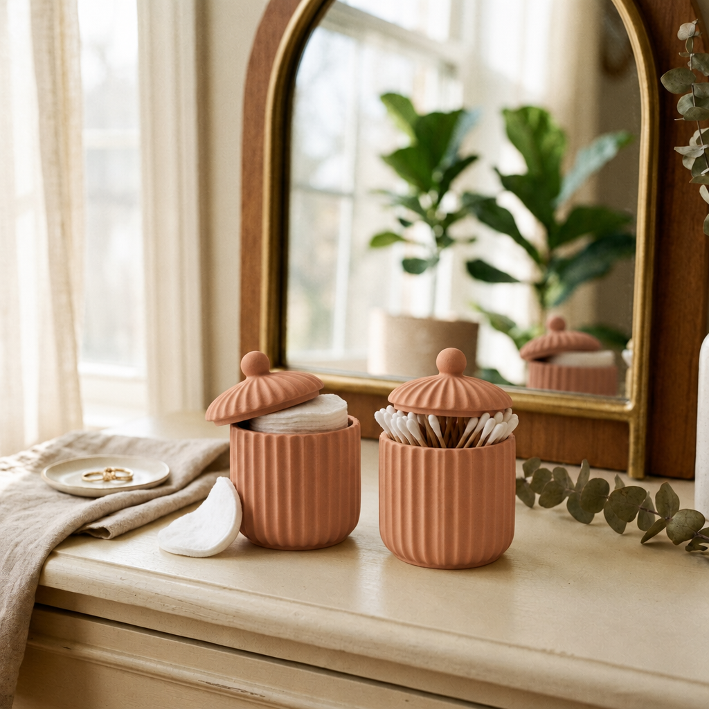 Powder Room in Terracotta