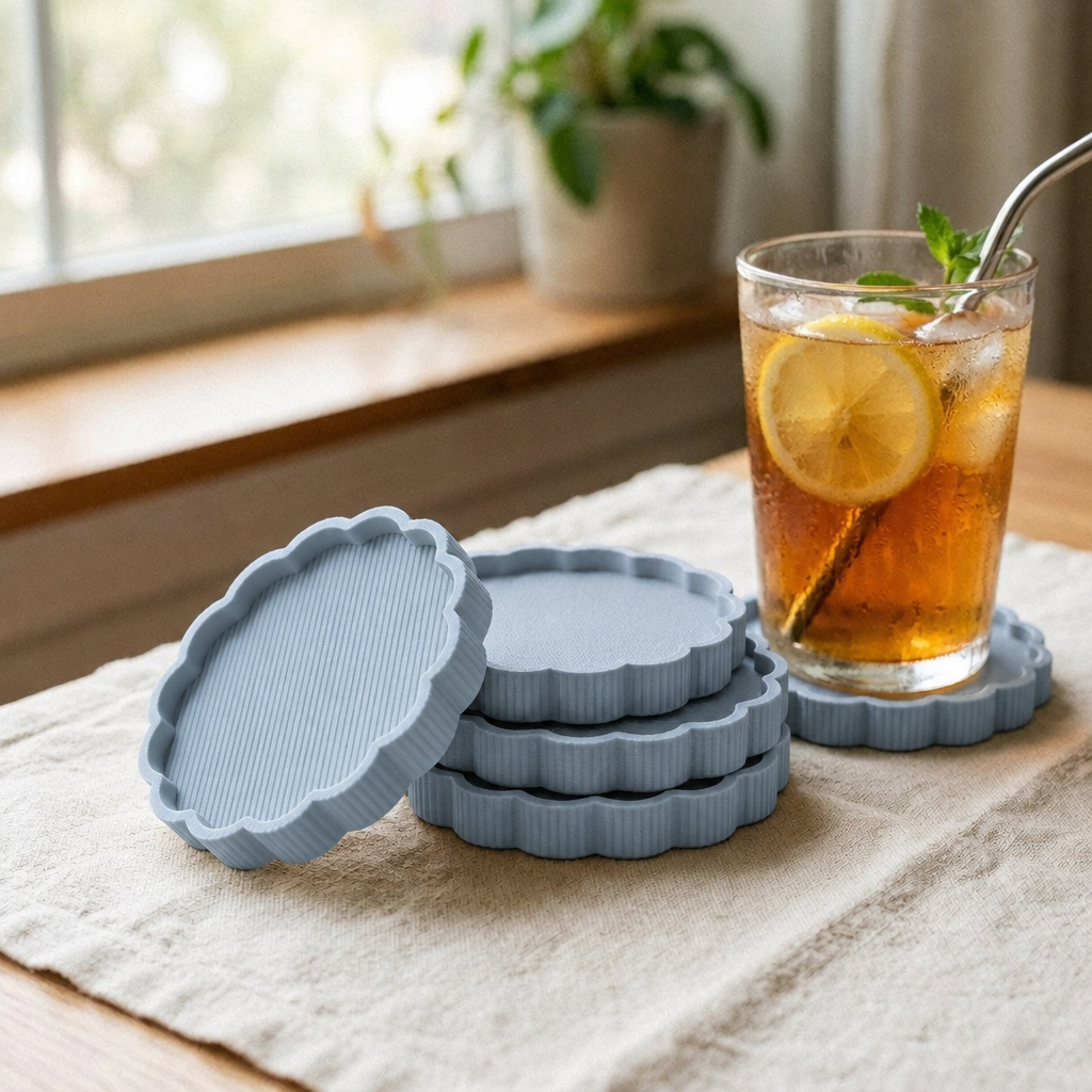 Coaster Club in Dusty blue