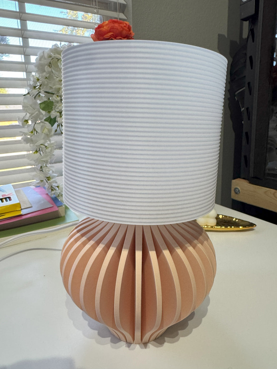 Fluted Table Lamp